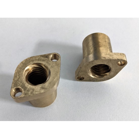 T12-12mm brass nuts, 2pcs
